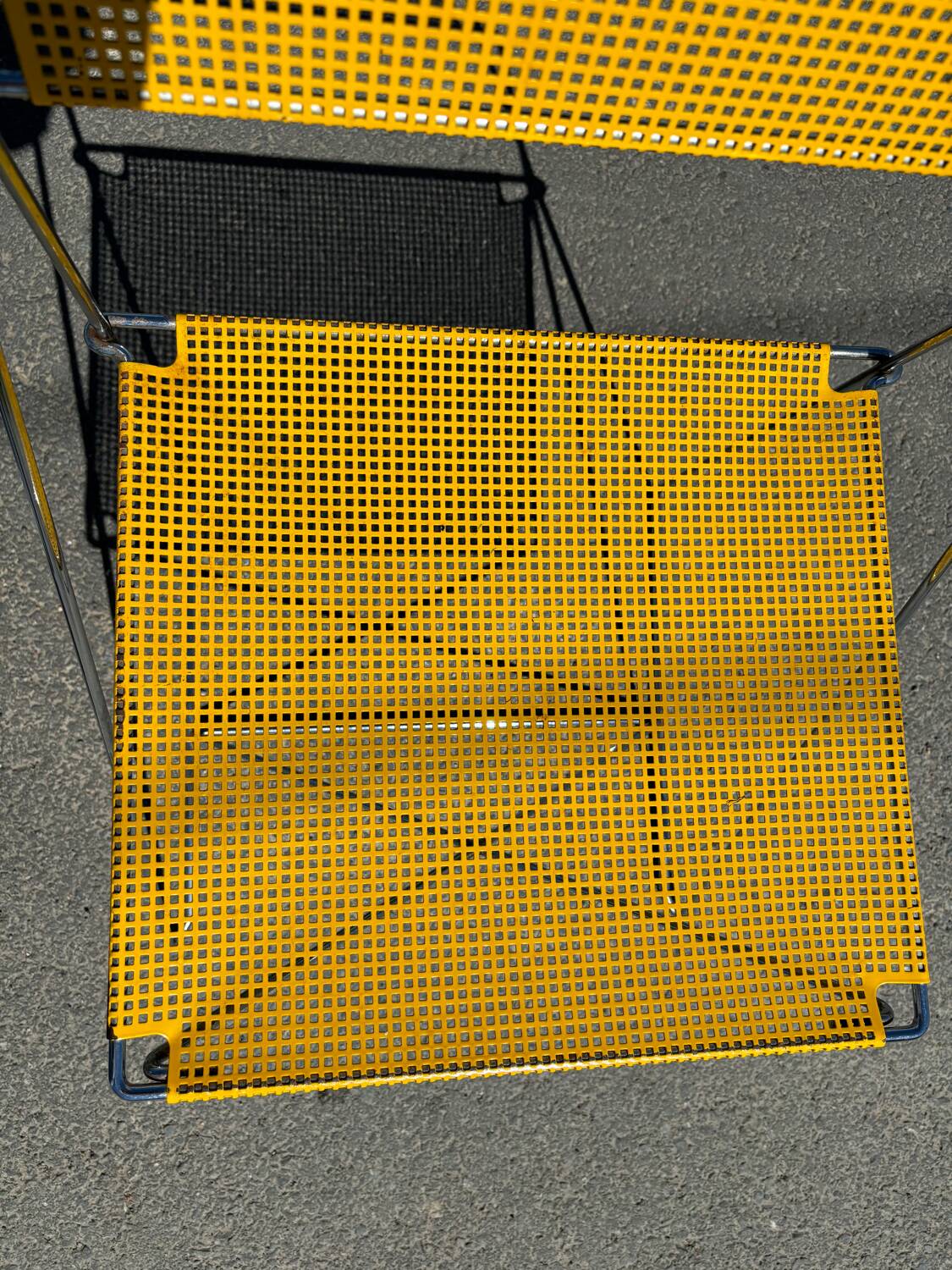 Set Of 6 Vintage Nuova X-line Design Chairs By Niels Jorgen Haugesen