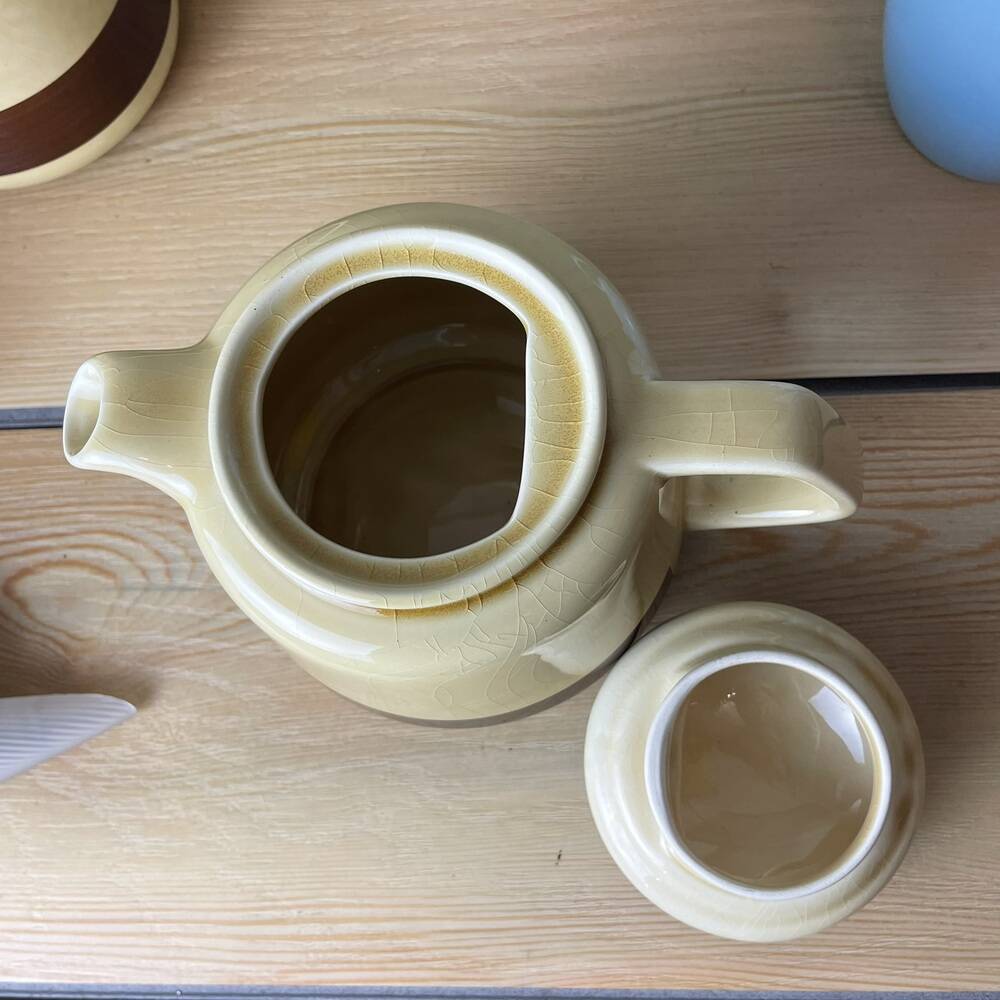 3 Portuguese Mic Century Modern coffee team pots