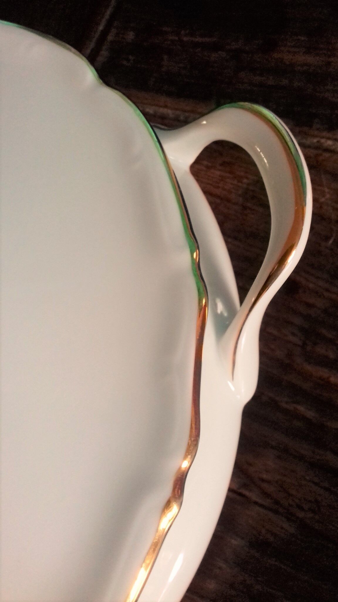 White porcelain soup Sologne Lamotte