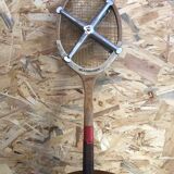 Old tennis racket Slazenger wood metal protection zephyr vintage