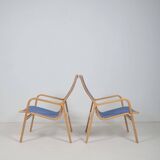 Set of Danish seats designed by Finn Østergaard for Kvist Møbler, 1970s