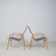 Set of Danish seats designed by Finn Østergaard for Kvist Møbler, 1970s