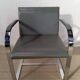 BRNO leather armchair, design by Mies Van Der Rohe