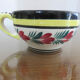 Set of 5 cups and 5 under cups Henriot Quimper