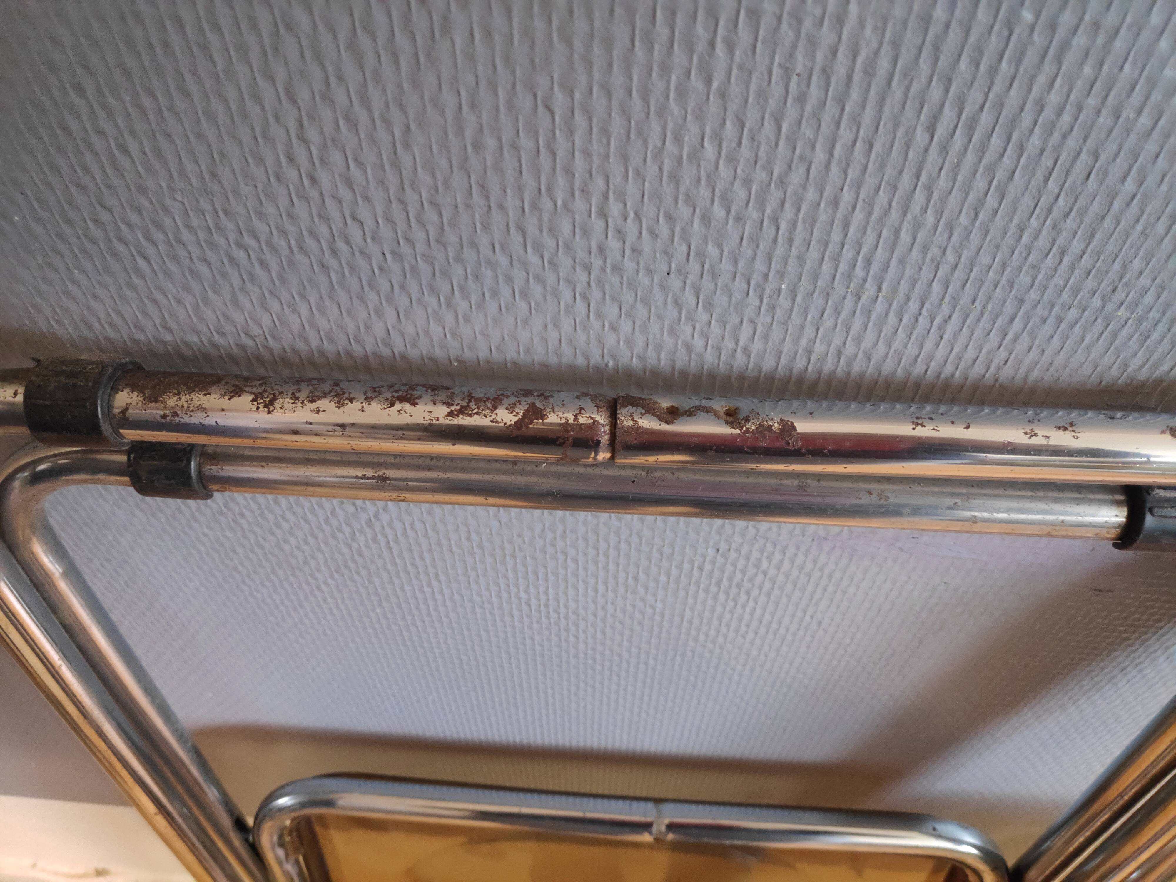 Plexi folding chairs smoked brown and chrome metal structure