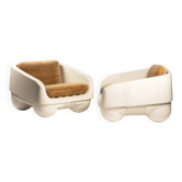 Pair of armchairs by Jonathan de Pas and Donato d'Urbino