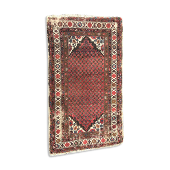 Old  Persian Iranian Malayer  handmade rug 115 x 202 cm
