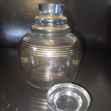 Vintage gold striped decanter