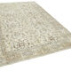 Handmade distressed oriental beige rug 202 cm x 296 cm