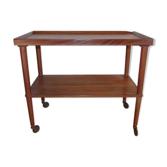 Scandinavian teak roulette dessert, made in Dannemark