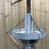 Model representing a battleship of the late nineteenth century