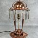 Lampe de table Jugendstil en cuivre