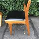 Scandinavian skay chairs and vintage blond wood 60s