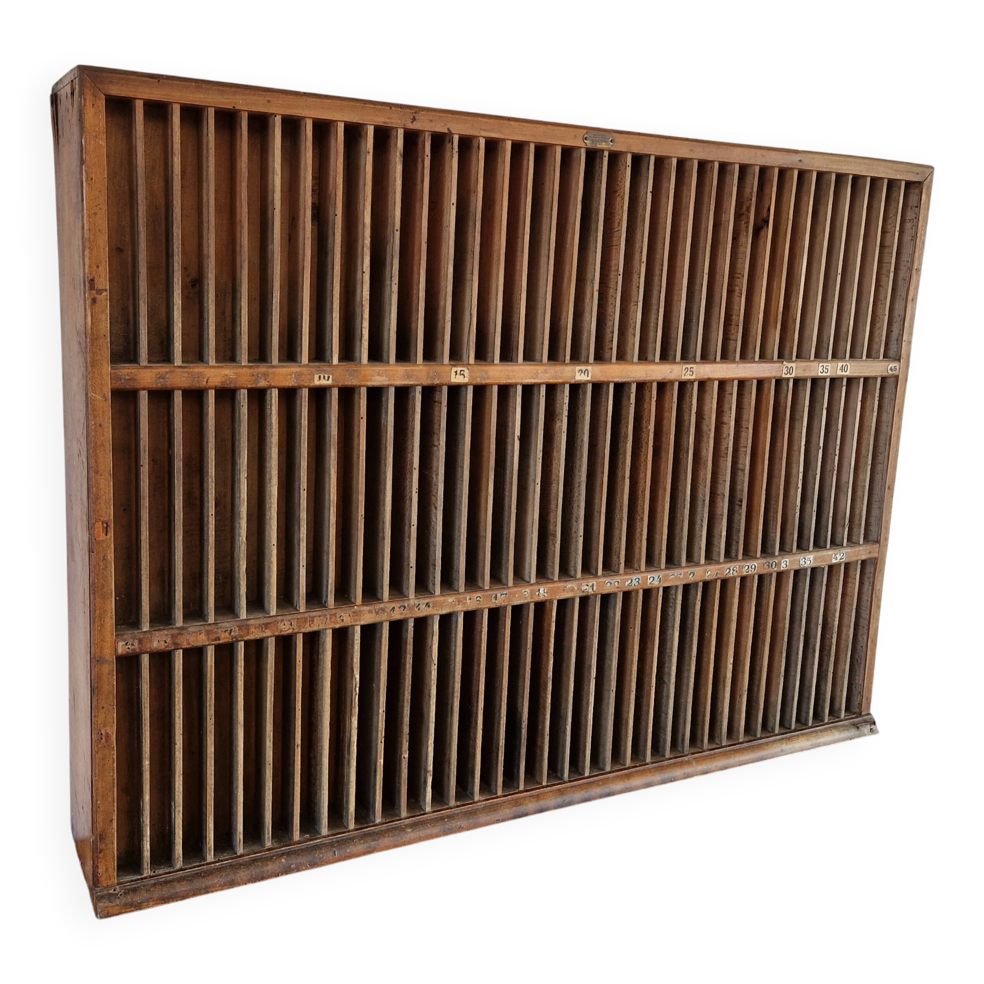 Historic Radiguer printing cabinet – characterful piece of furniture