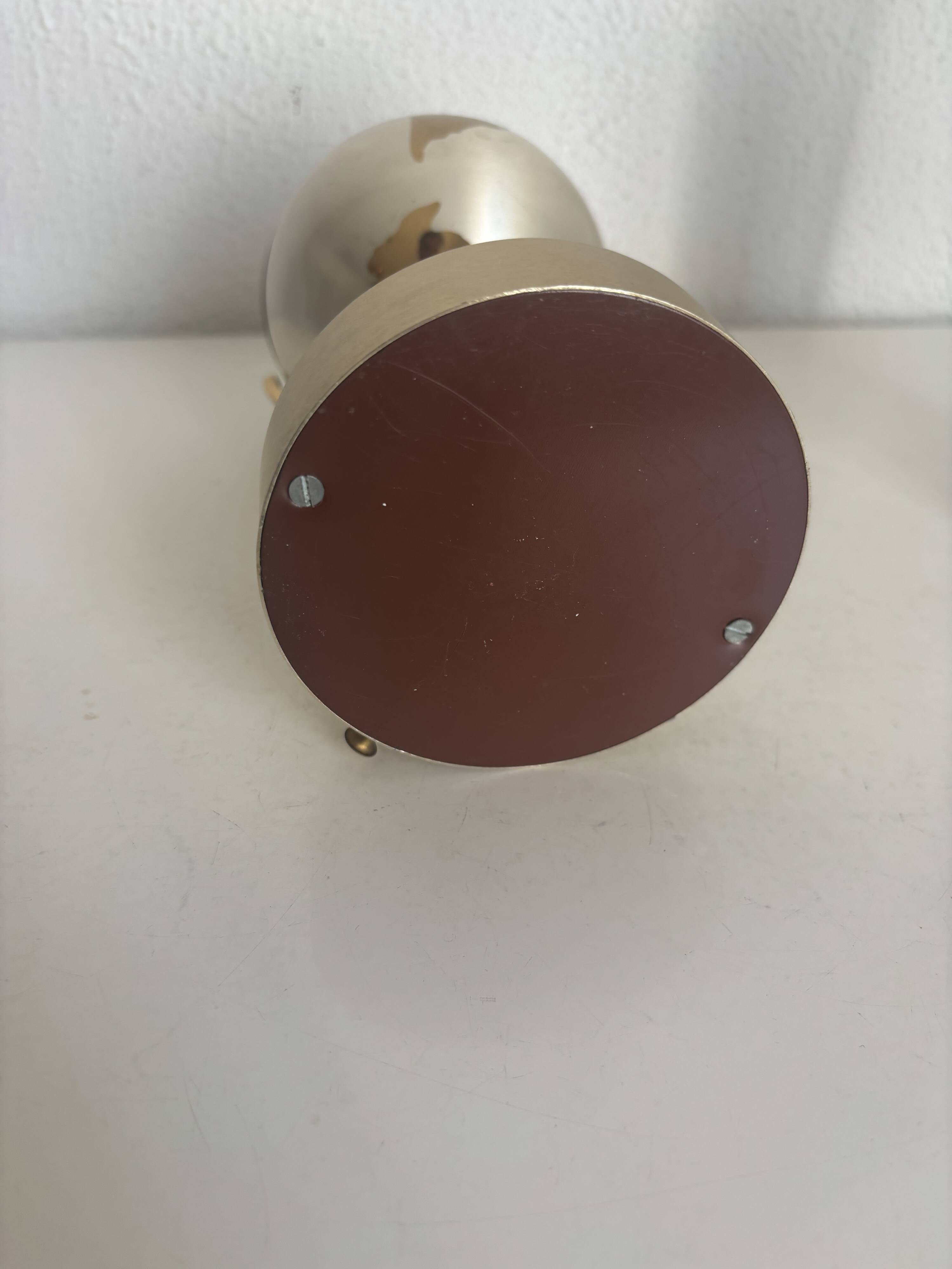 Vintage 1960 cigarette case world map dispenser - 21 x 10 cm