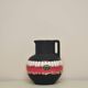 vintage red & black West Germany vase Combina Ceramic