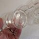 frosted glasses with golden trim, 1950s-60s