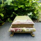 Ashtray, onyx box from the 1960s, vintage Italy.