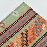 Turkish Vintage Kilim Rug, 169x211 Cm