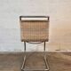 Set of 4 mr10 rattan chairs by mies van der rohe
