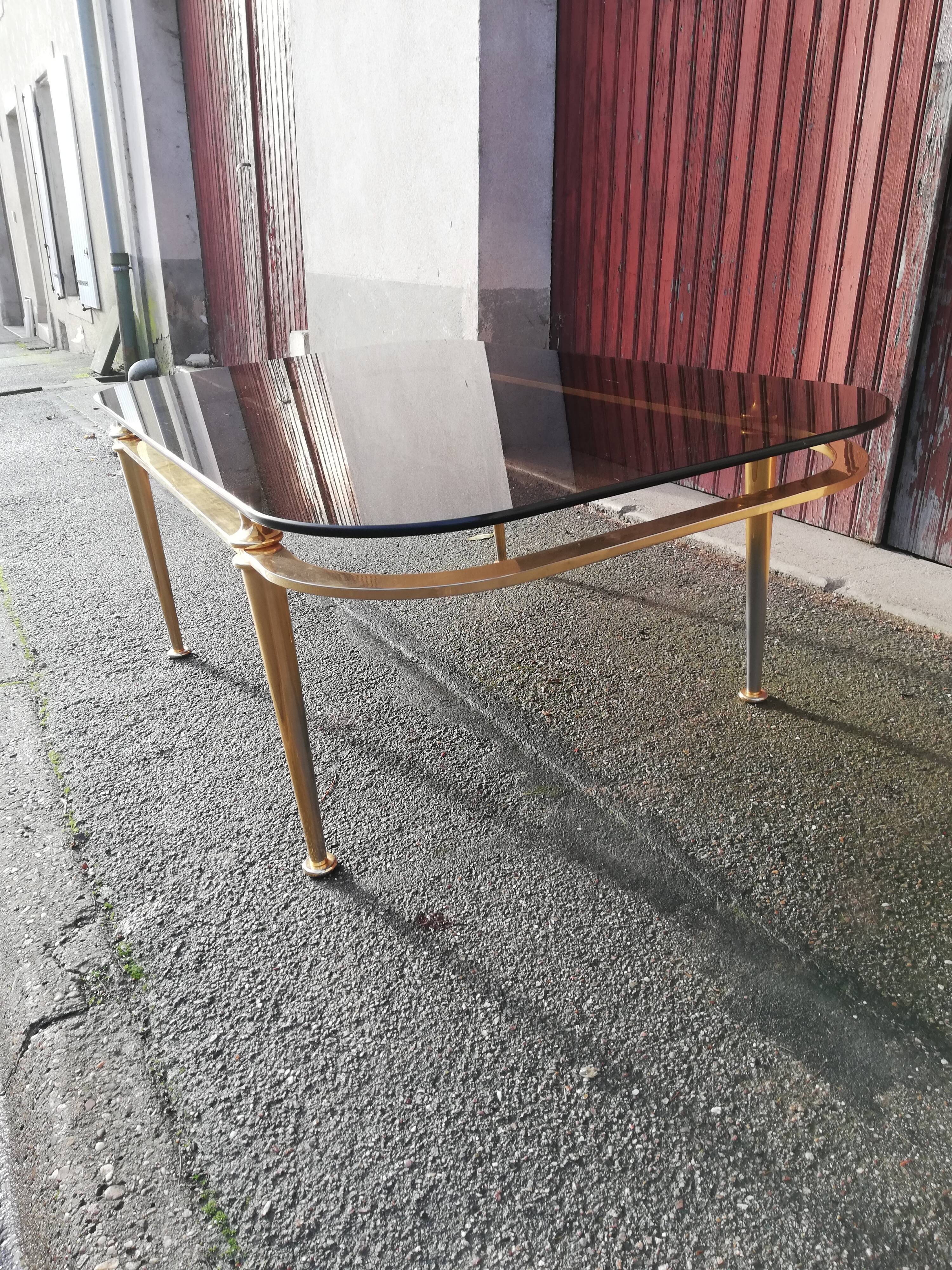 Table basse vintage ovale