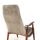 Mid century modern Armchair brown doodle (1) - total restoration - unique