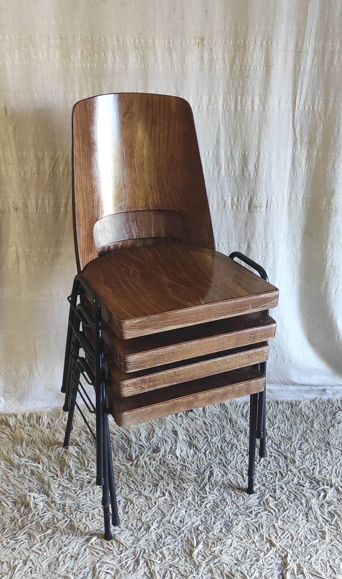 Baumann chairs model Manathan - 1960s/70s
