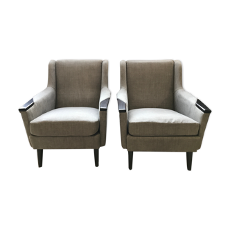 Pair of scandinavian armchairs