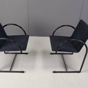 Chaises circulaires vintage par Metaform, années 1980, ensemble de 6