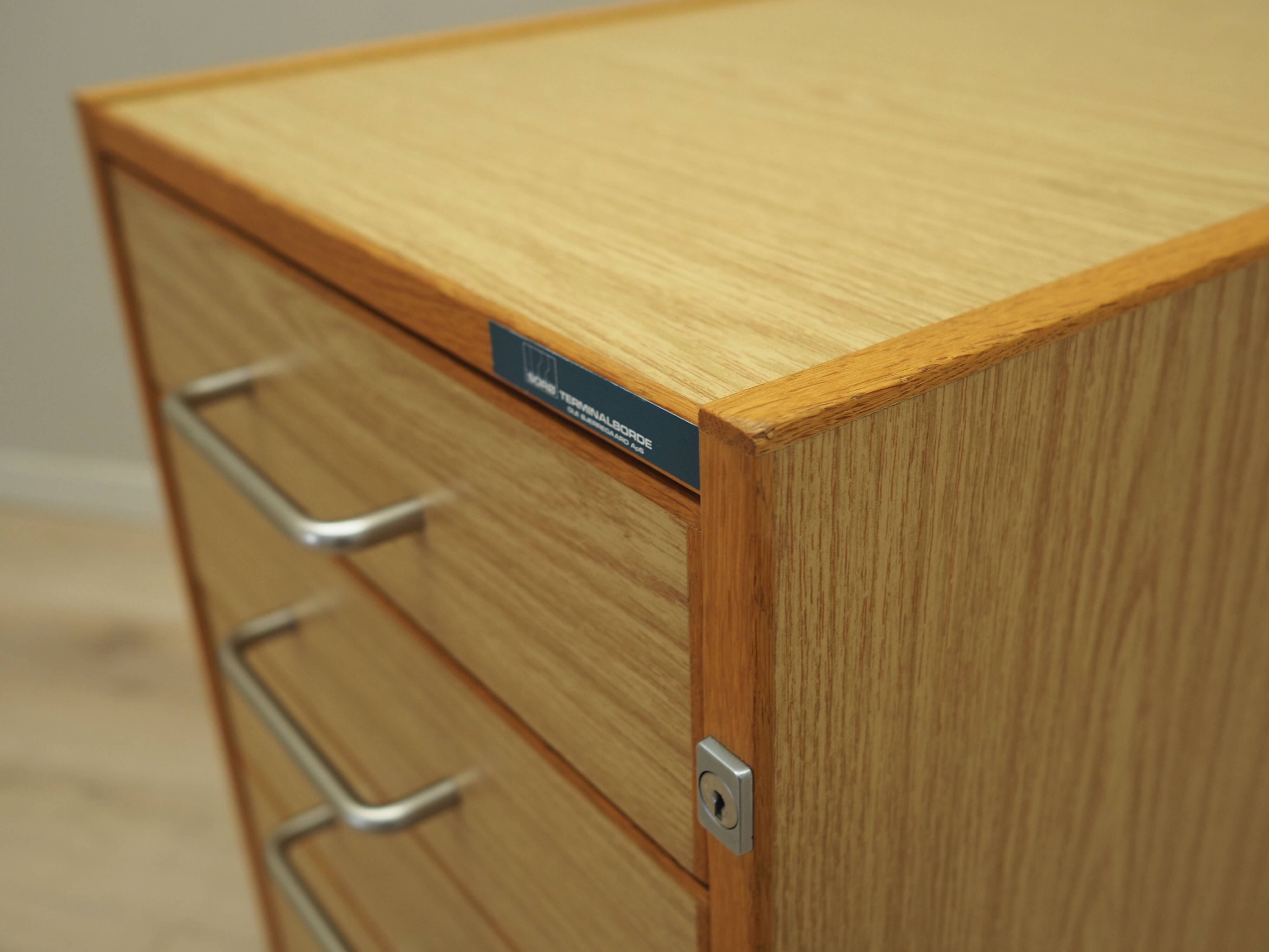 Chest of drawers, Danish design, 1970s, manufacturer: Sorø Terminalborde Ole Bjerregaard Pedersen Ap