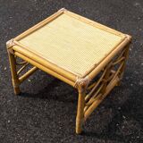 small rattan coffee table