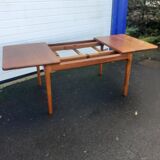 Scandinavian teak dining table by Grete Jalk