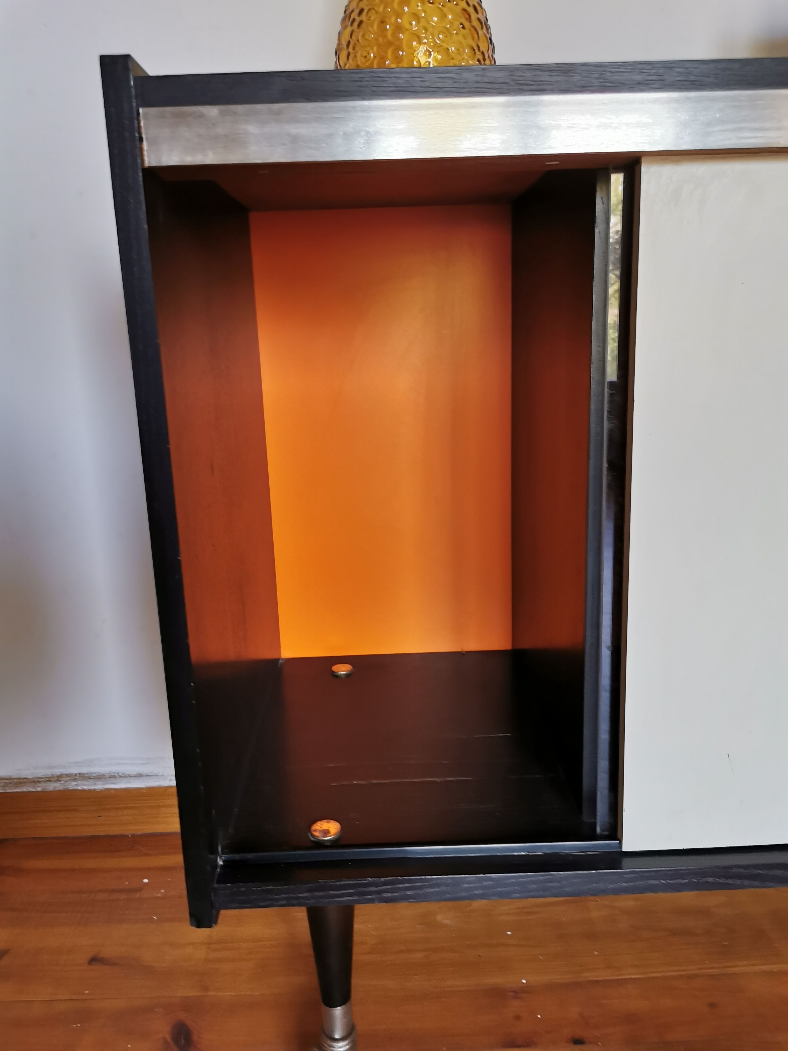 Vintage bar furniture on wheels