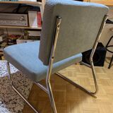 Restored chrome armchair