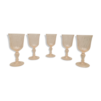 Set de 5 verres à vin Rosaline