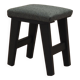 Grey stool, Danish design, 1980s, production: Denmark