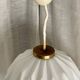 Suspension globe moderniste vintage 1950 style bauhaus