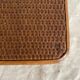 Vintage low rattan stool