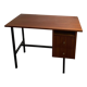 Vintage wood and metal desk 60s