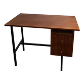 Vintage wood and metal desk 60s