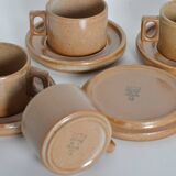Modernist Brenne stoneware coffee cups