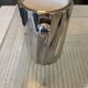 Silver-plated metal bottle cooler