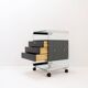 “Movie Cassettiera” rolling box by Pierangelo Gallotti for Gallotti & Radice