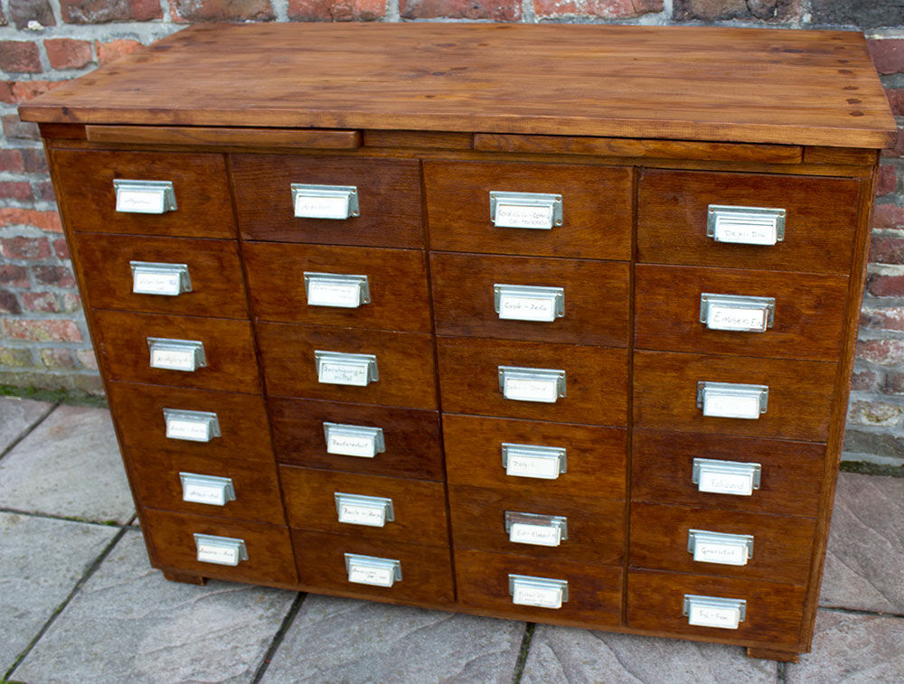 Ancient medicine cabinet 24 drawers