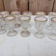 Antique fine champagne glasses