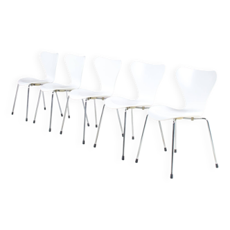 Ensemble de 5 chaises « Butterfly » des années 1980 par Arne Jacobsen pour Fritz Hansen, Denmar