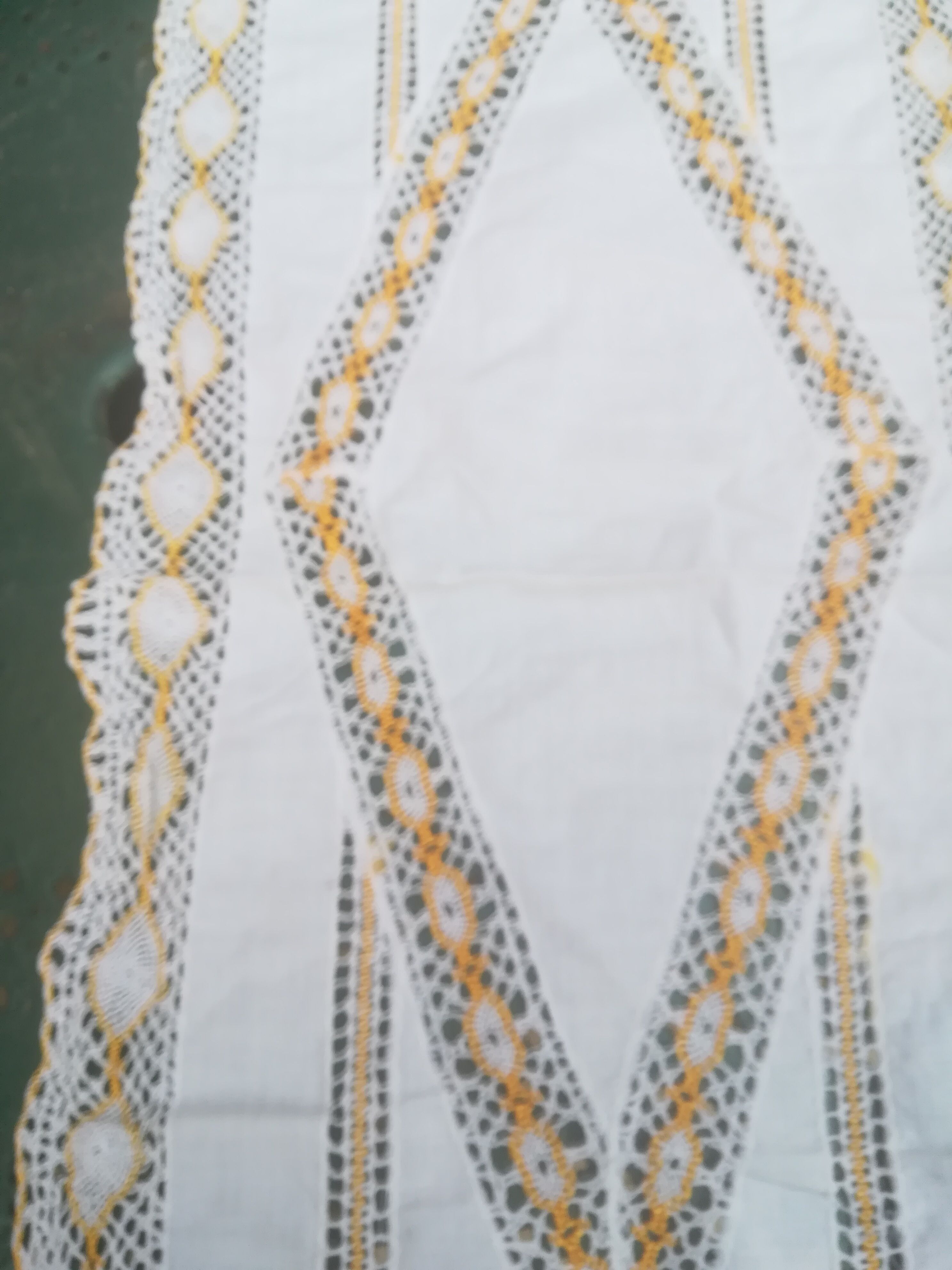 Tablecloth - hand embroidered table runner