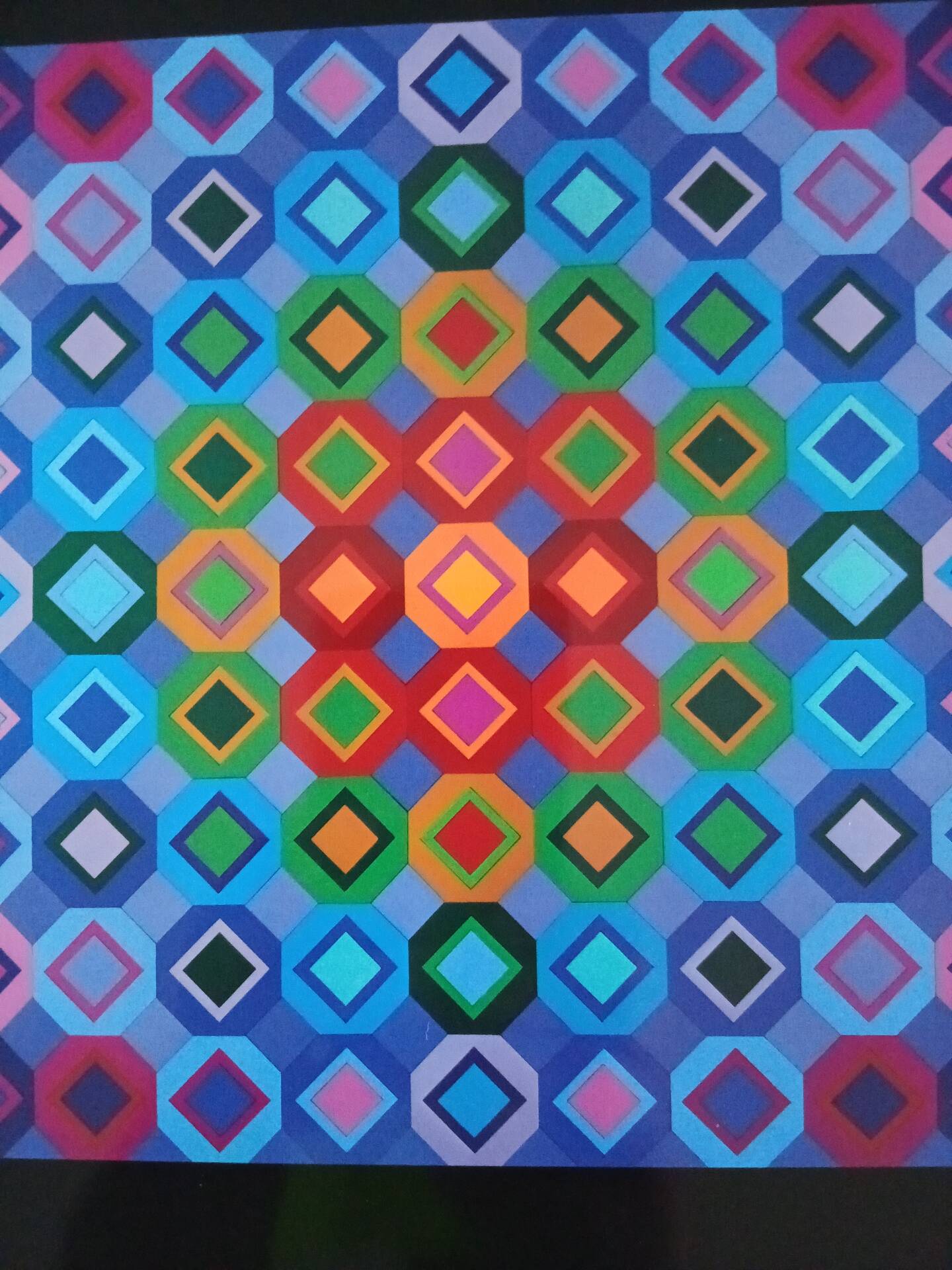 Victor Vasarely Serigraphy op art Editions du Griffon