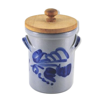 Blue grey tea pot