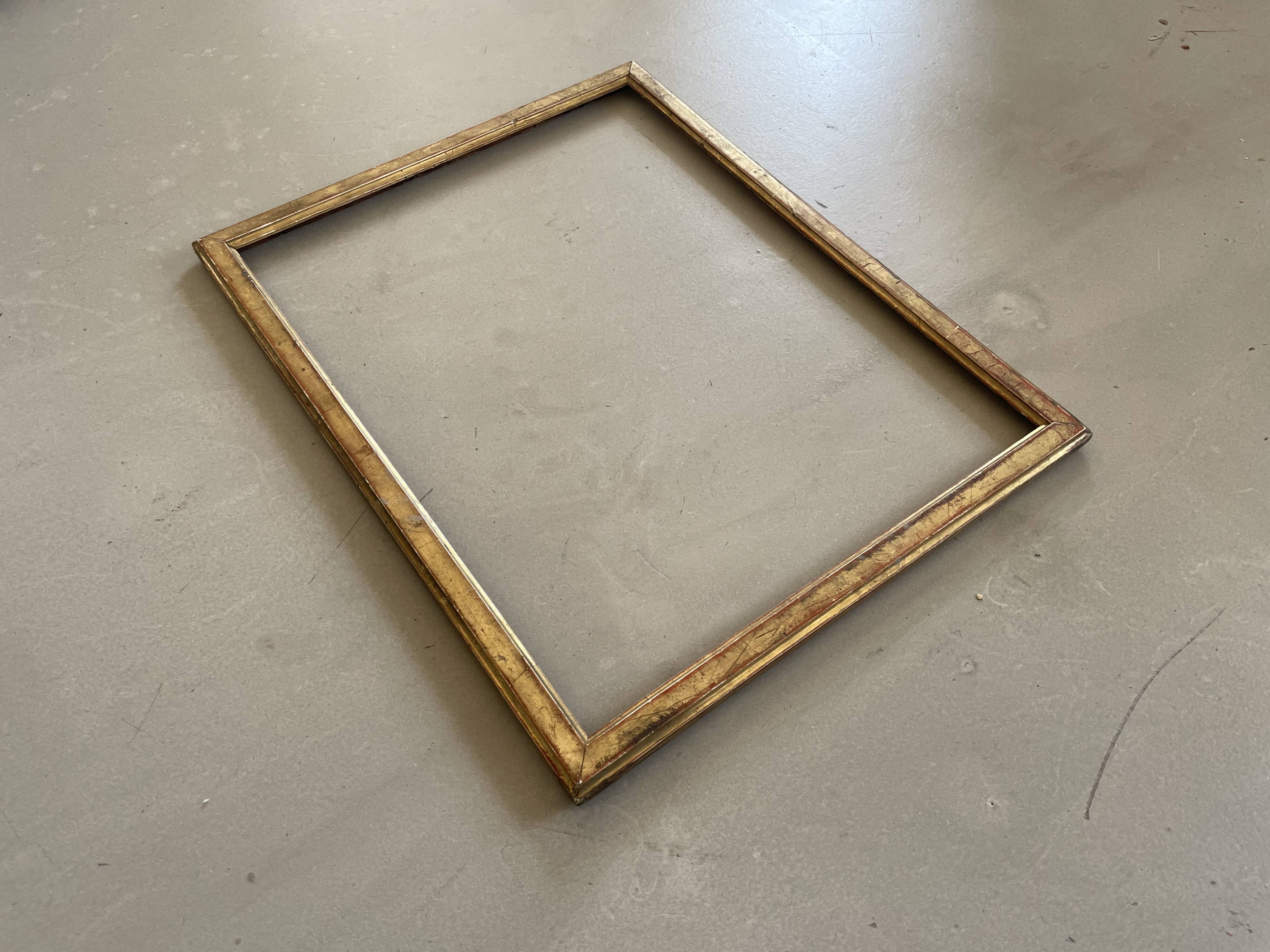 Old golden frame 33x42cm